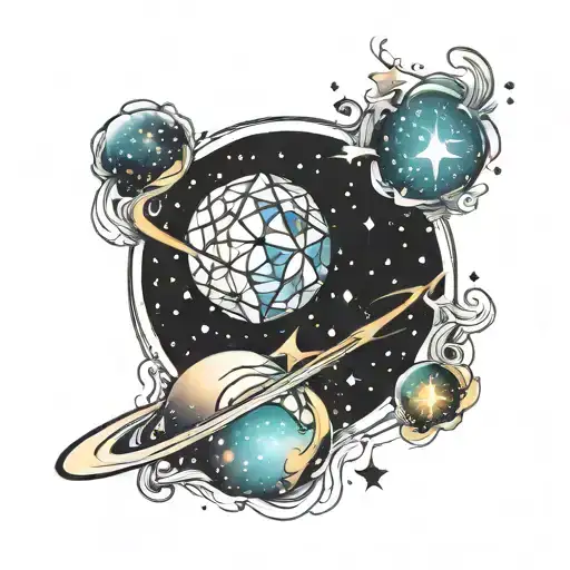 Galaxy Filled With Stars