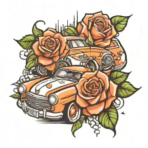 Rose And Cars And Money