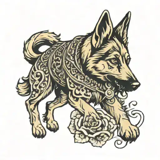 Kung Fu German Shepherd