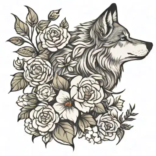 Wolf White Flowers Growing