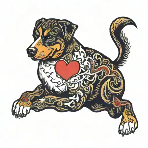 Heartbeat With Dog Playing