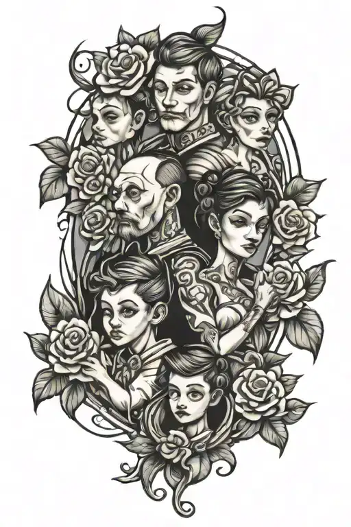 Family Of 2 Adults And 2 Children