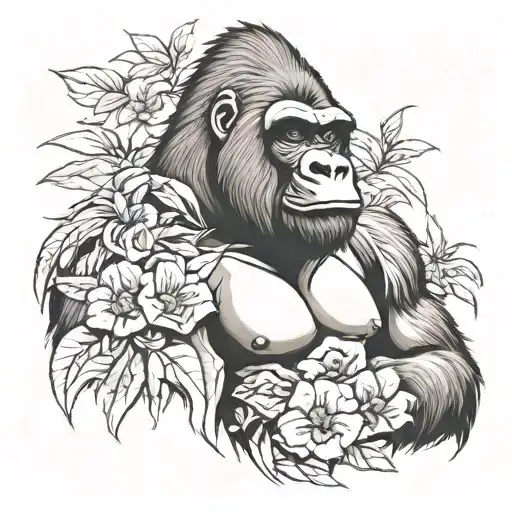 Floresta Real Gorilla With