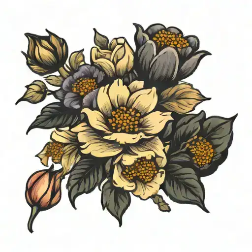 Birth Flower Bouquet