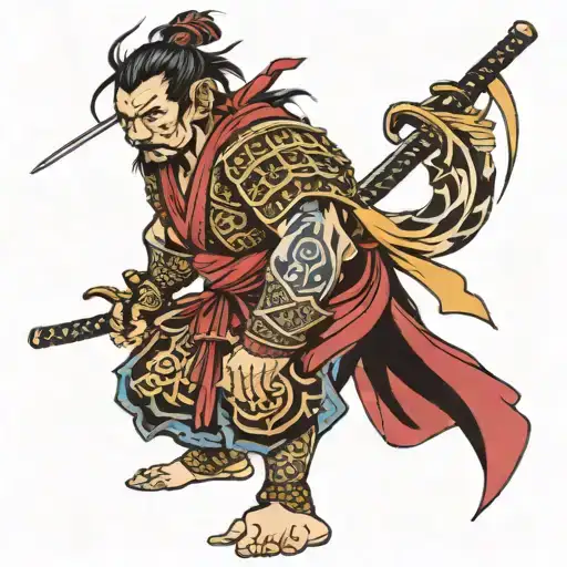 Japanese Dojo Samurai Warrior