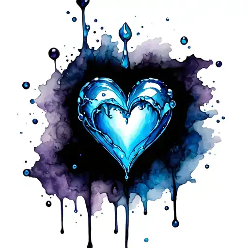 Water Color Heart
