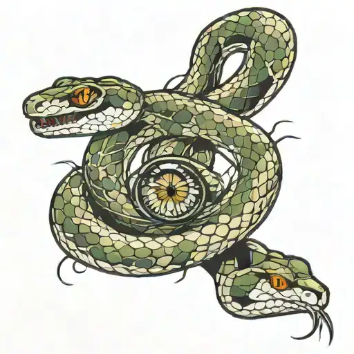 Snake That Goes Through My Eye