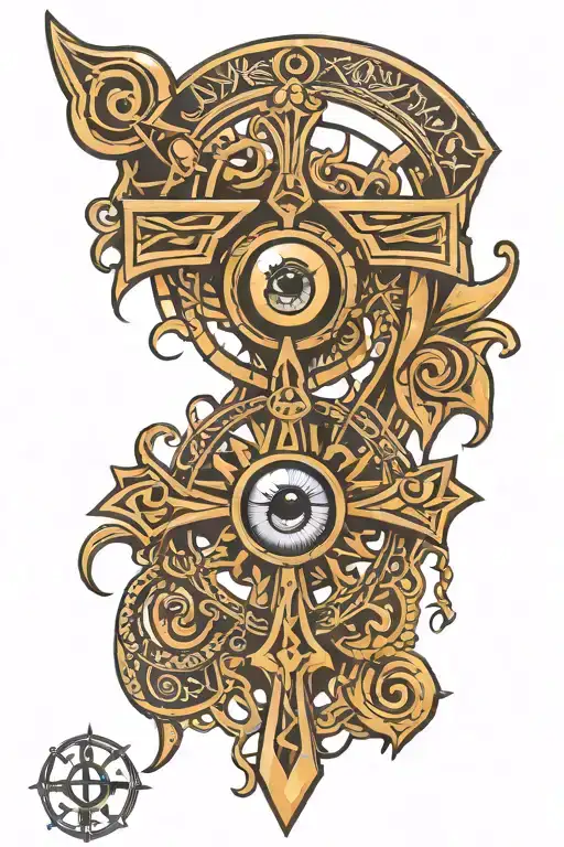 Ankh Symbol With Eye