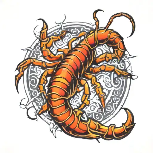Scorpion Tattoo Design