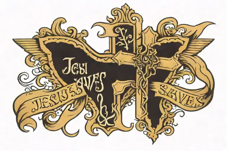 Jesus Saves Cross