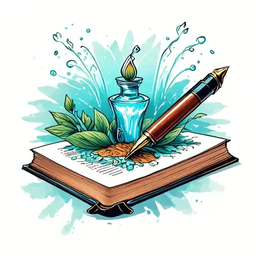 Fountain Pen Book Growth Escape