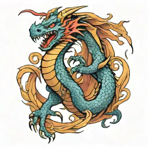 Turn Turumbar Fighting Dragon