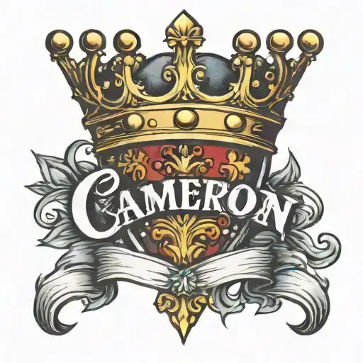The Name Cameron With A Crown