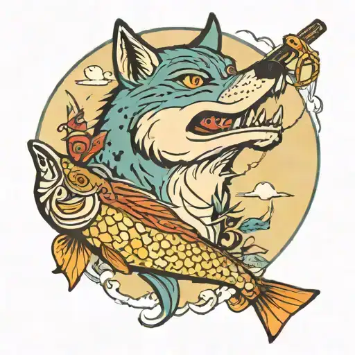 Date 1966 Fishing Comedy Wolf Cross