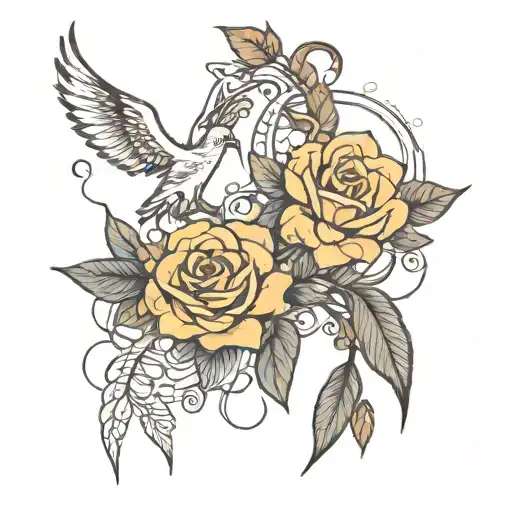 Father And Son And Minimalism Style Draw