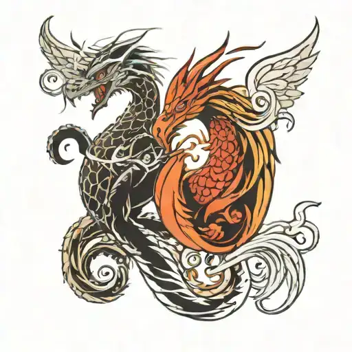 Dragon And Phoenix