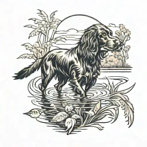 Duck Hunting Boykin Spaniel