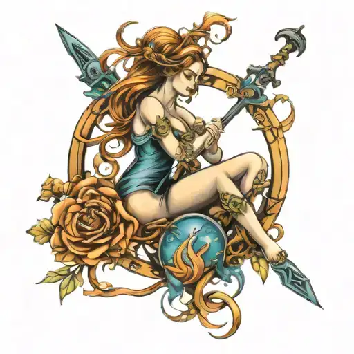 Gemini Sagittarius Aquarius Sign Intertwined