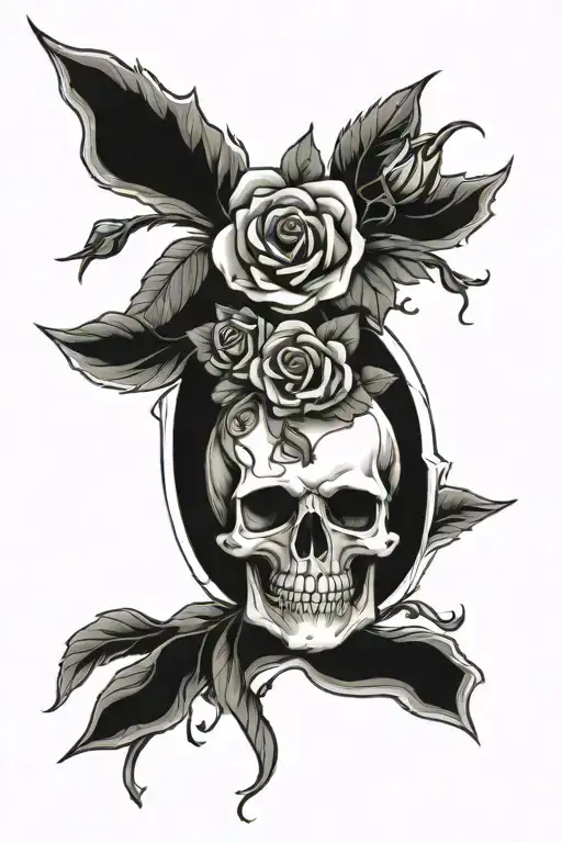 Skull And Roses