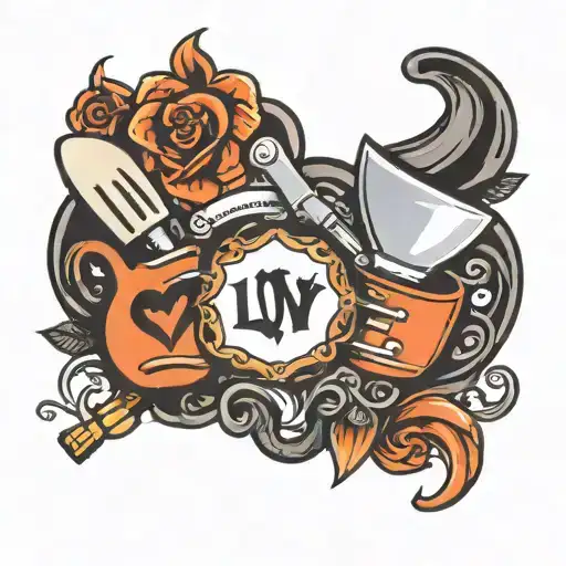 Love Spelled By Cooking Utensils