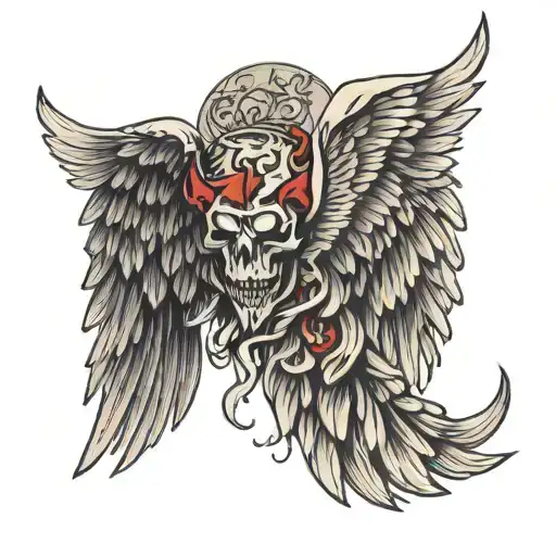 Angel Wing And Demon Wing