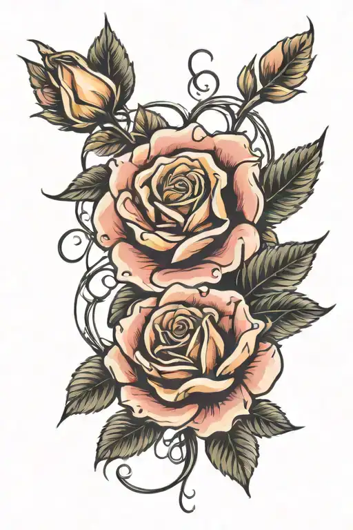 Rosery With Rose Intertwined