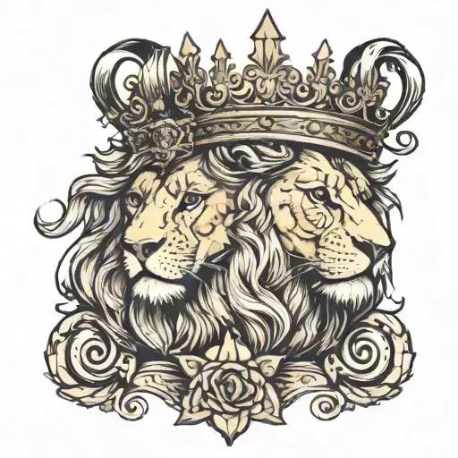 Lion And Princess Crown