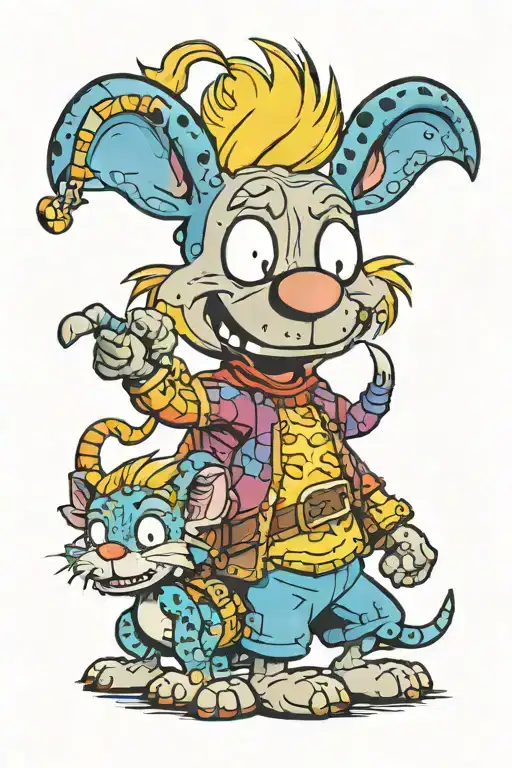 Rugrats Chuckie Finster Celtics Leopard Viking Elephant