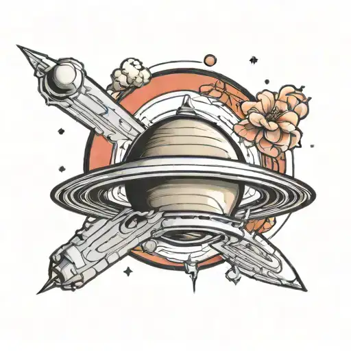 Saturn Sketch With Faith