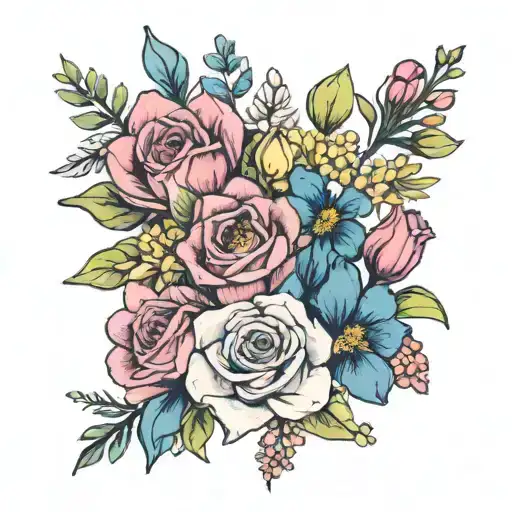 March Birth Flower Bouquet