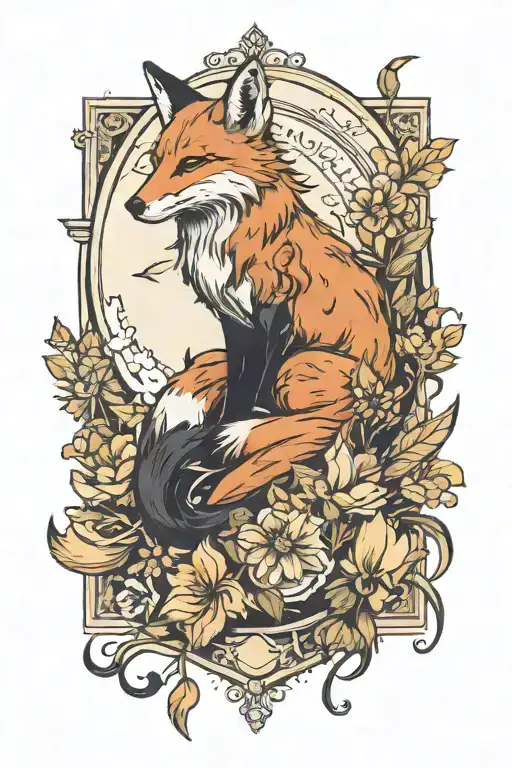Fox Tarot Card