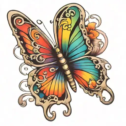Rainbow Butterfly