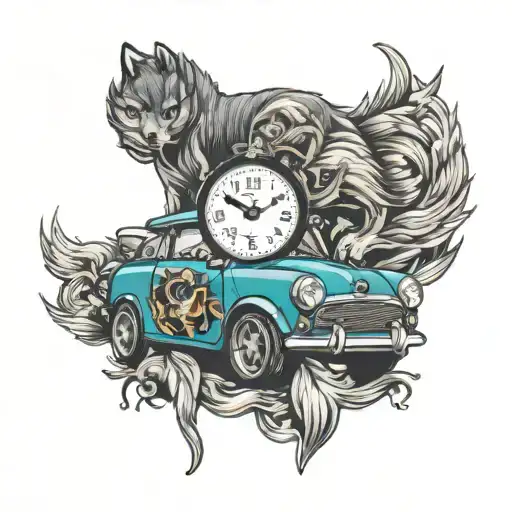 Clocks Mini Cooper Wolf
