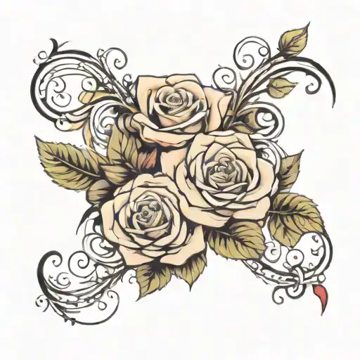 Last Name And Roses Dark For Cover