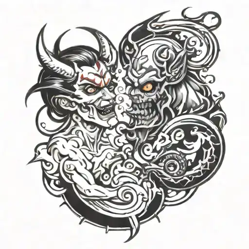 God Vs Demon Good Vs Evil