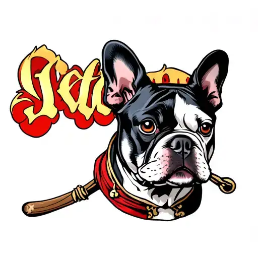 French Bulldog Pirate With One Less Eye