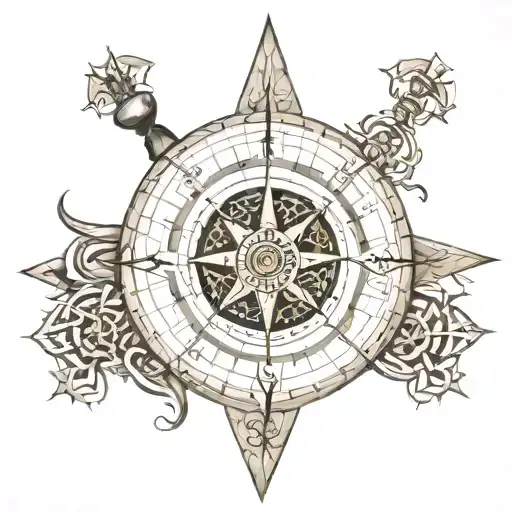 Navigation Celtic Reiki Pain Sextan Compass