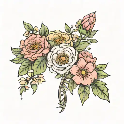 Birth Flower Bouquet