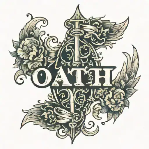 Word Oath Written
