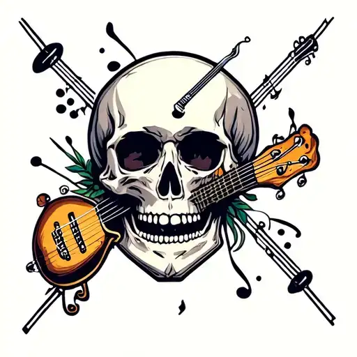 Music And Skull