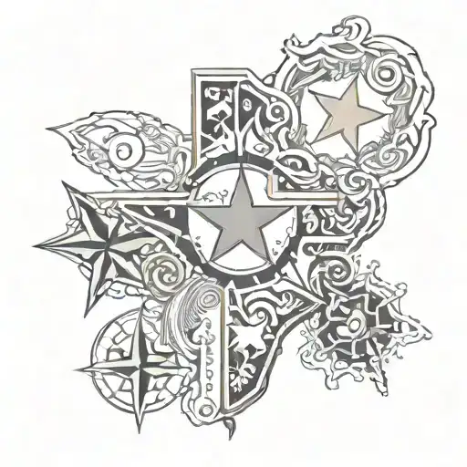 Texas History Surrounded By Symbols