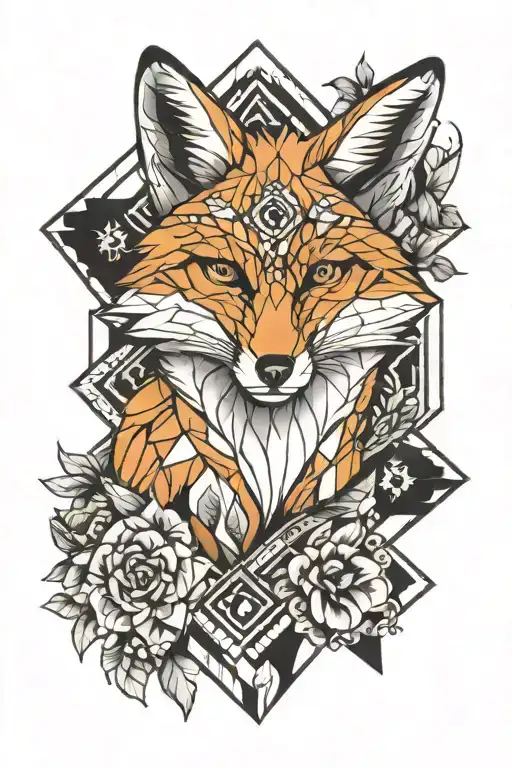 Geometric Fox Surrounded