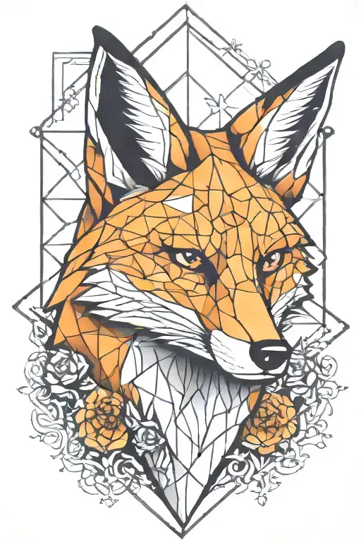 Geometric Fox With Octagons