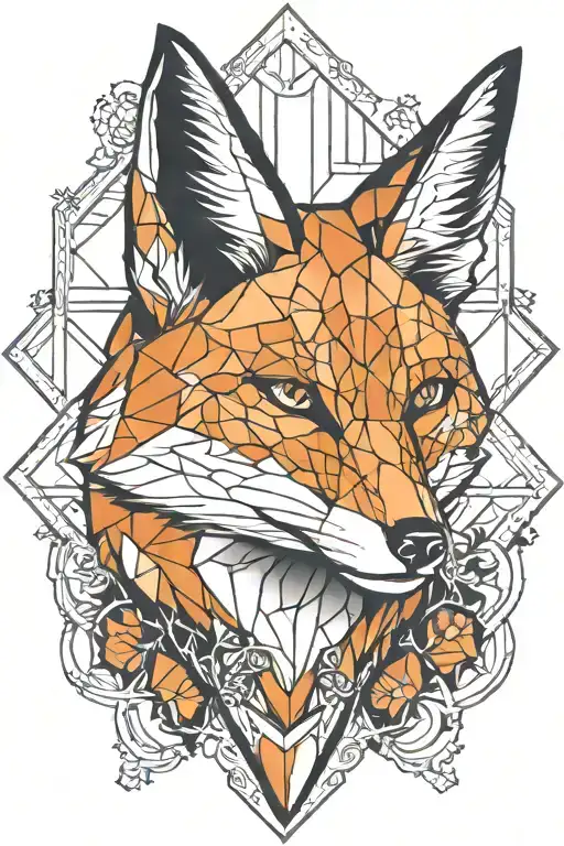 Geometric Fox With Octagons