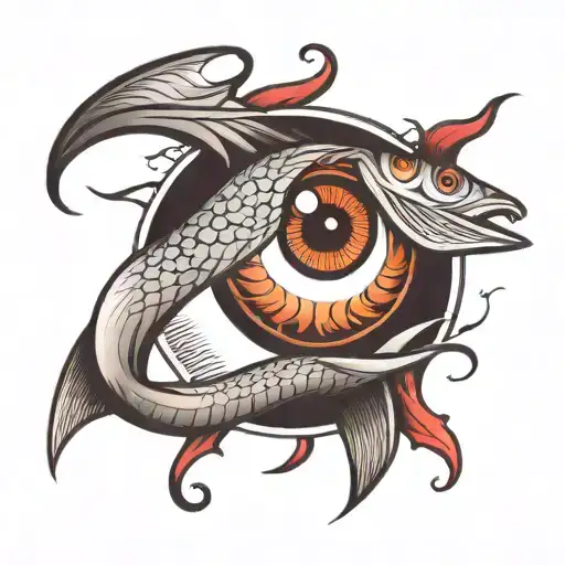 A Fish Hook And An Eyeball