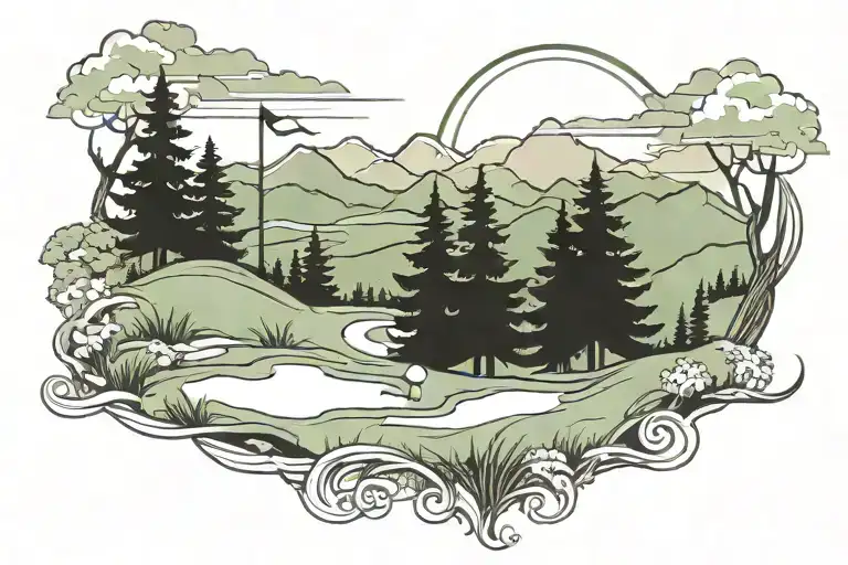 Golf Course Landscape