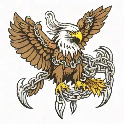 Eagle With Chains