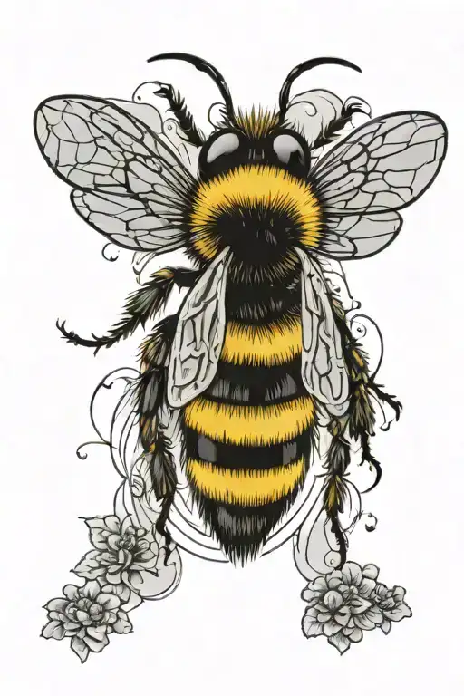 Bee Flying Out Of A Glass