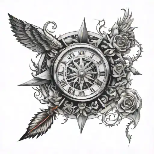 Illuminati Inside Roman Watch Surrounded