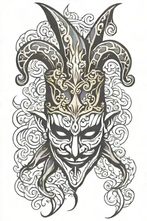 Jester Venice Mask Evil